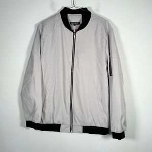 Wulful Men’s Size Large Full Zip Up Bomber Jacket